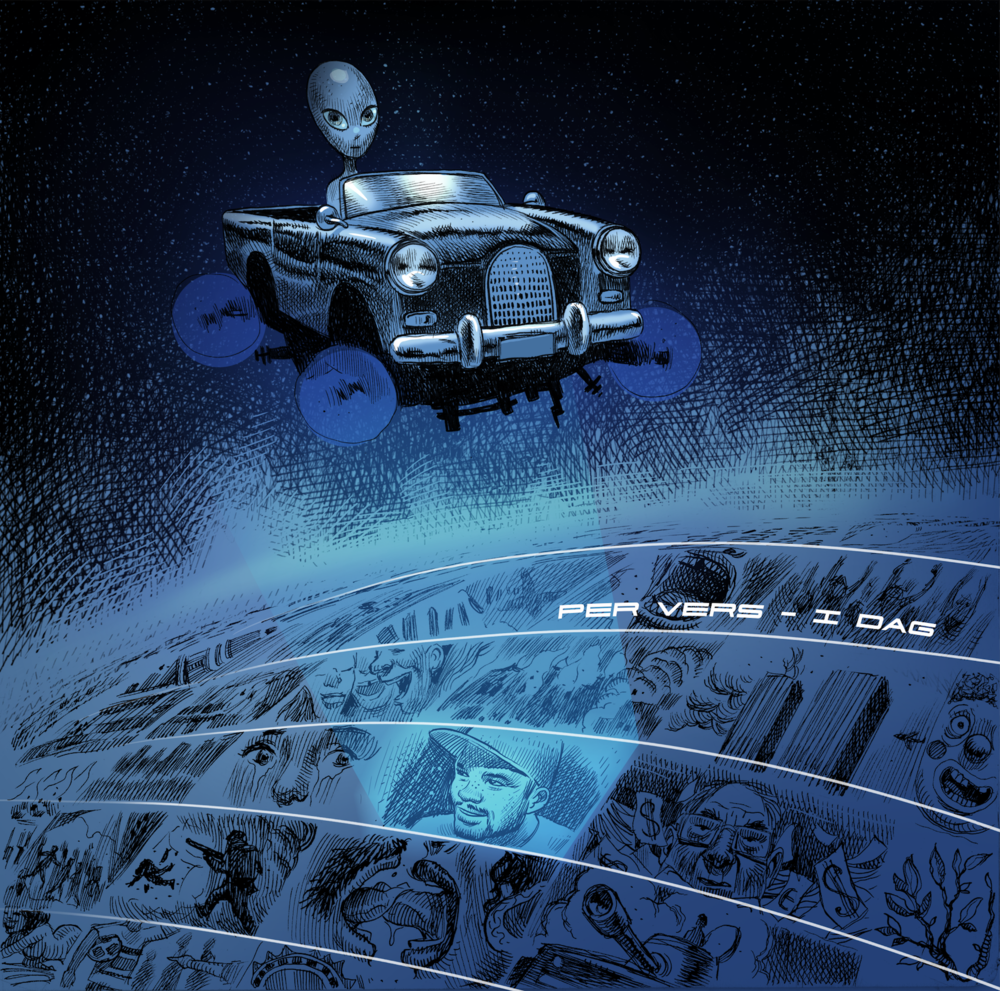 Album cover art for "I Dag" by Per Vers & Shaka Loveless