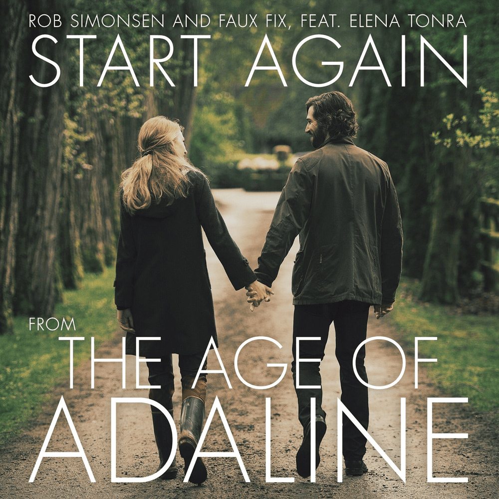 Album cover art for "Start Again" by Rob Simonsen & Ex:Re
