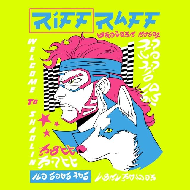 Album cover art for "STRAWBERRY SANTA iN SHAOLiN" by RiFF RAFF