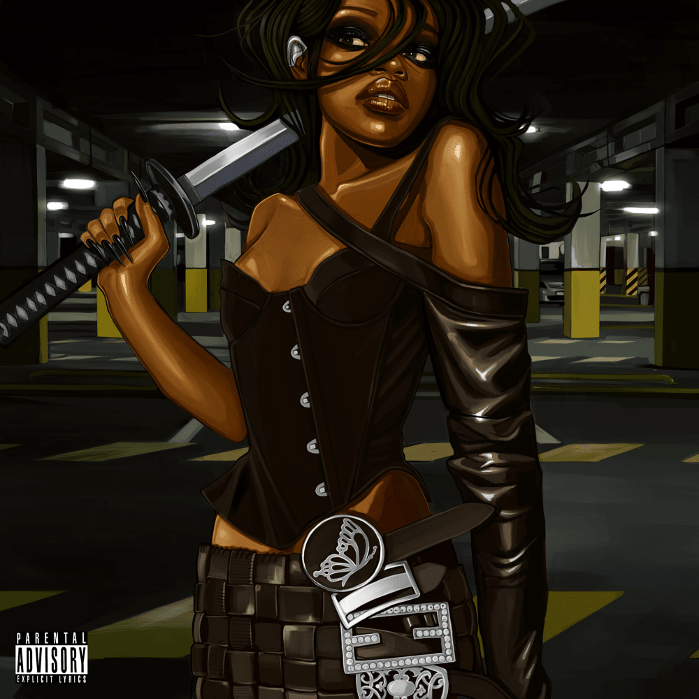 Album cover art for "Silent Assassin" by Tkay Maidza