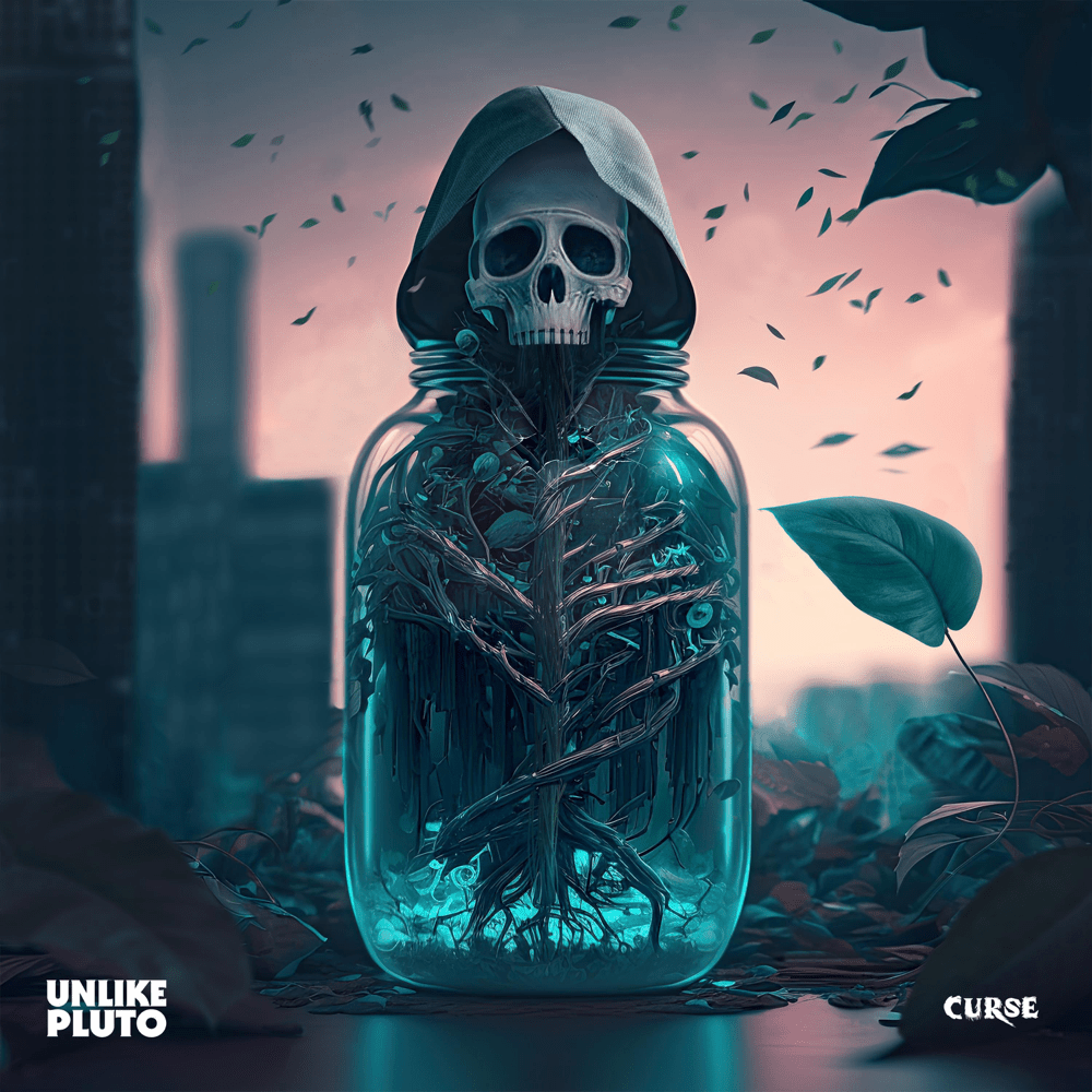 Album cover art for "Curse" by Unlike Pluto