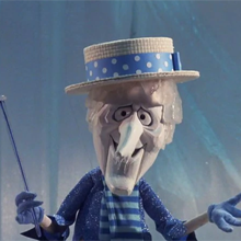 Album cover art for "The Snow Miser Song" by Dick Shawn