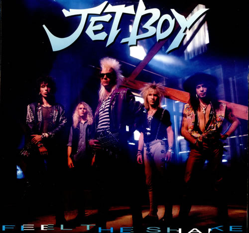 Album cover art for "Feel the Shake" by Jetboy