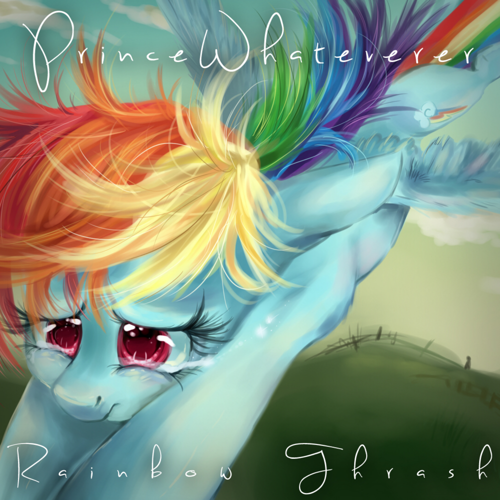 Album cover art for "Rainbow Thrash" by PrinceWhateverer