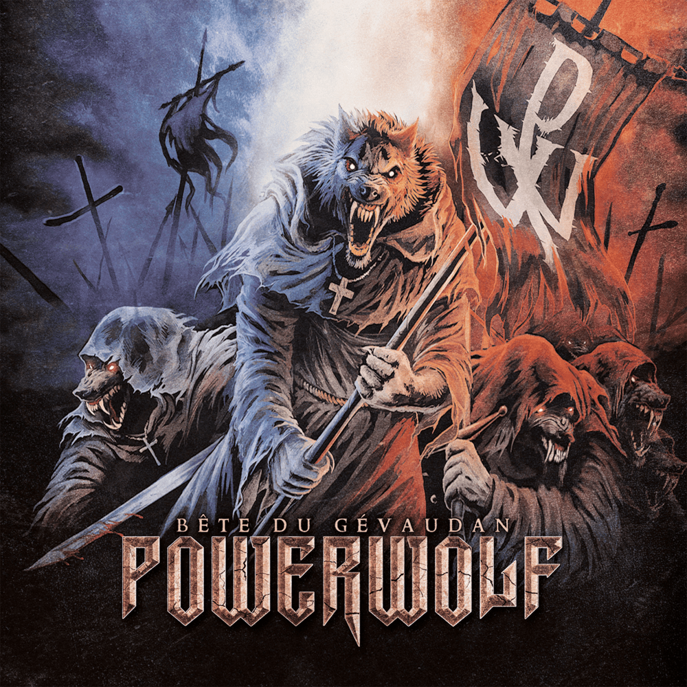 Album cover art for "Bête du Gévaudan" by Powerwolf