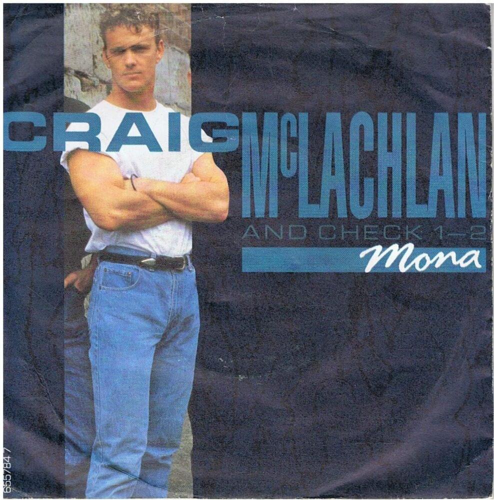 Album cover art for "Mona" by Craig McLachlan & Check 1–2