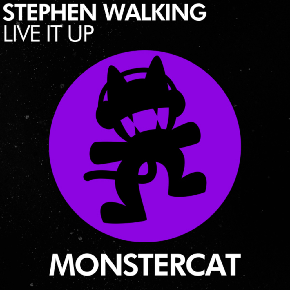 Album cover art for "Live It Up" by Stephen Walking