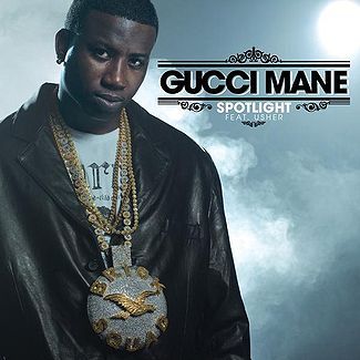 Album cover art for "Spotlight" by Gucci Mane & USHER