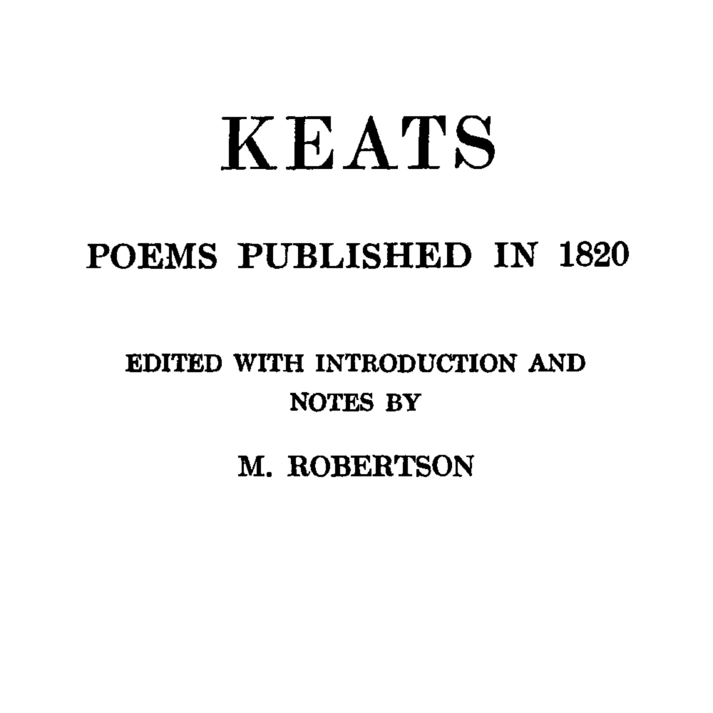 The Eve of St. Agnes by John Keats