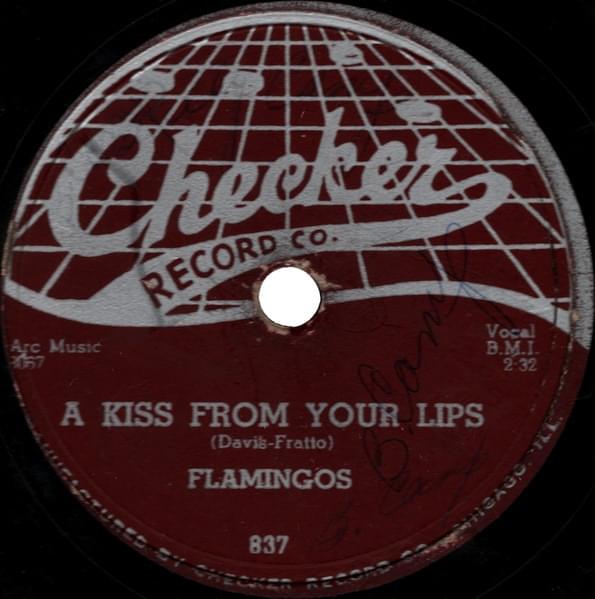 Album cover art for "A Kiss From Your Lips" by The Flamingos