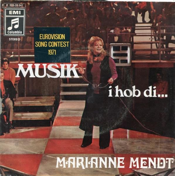 Album cover art for "Musik" by Marianne Mendt