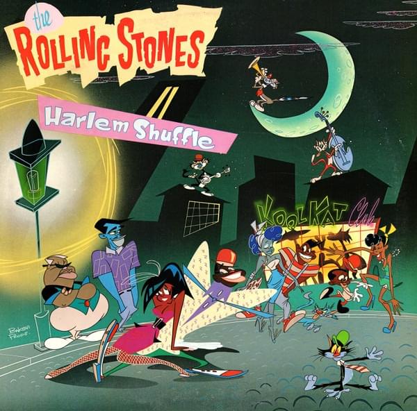Album cover art for "Harlem Shuffle" by The Rolling Stones & Bobby Womack