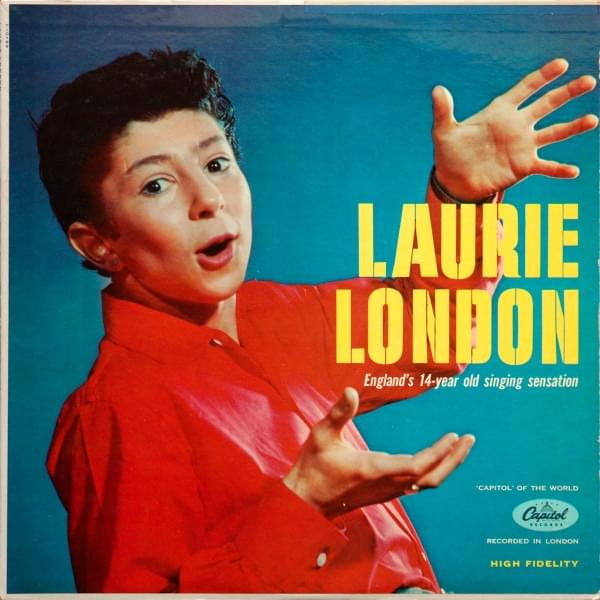 Album cover art for "He’s Got The Whole World In His Hands" by Laurie London