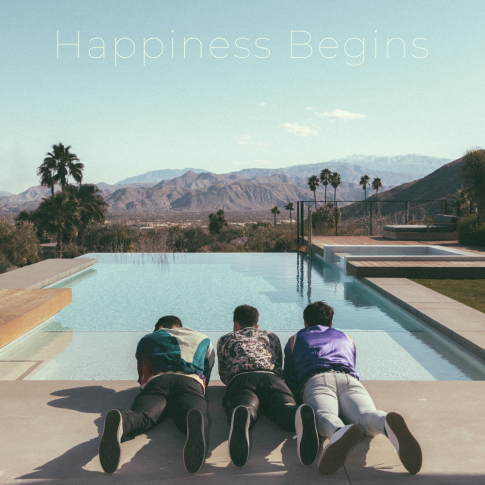Album cover art for "Strangers" by Jonas Brothers