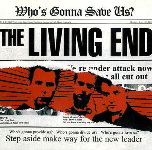 Album cover art for "Who’s Gonna Save Us?" by The Living End