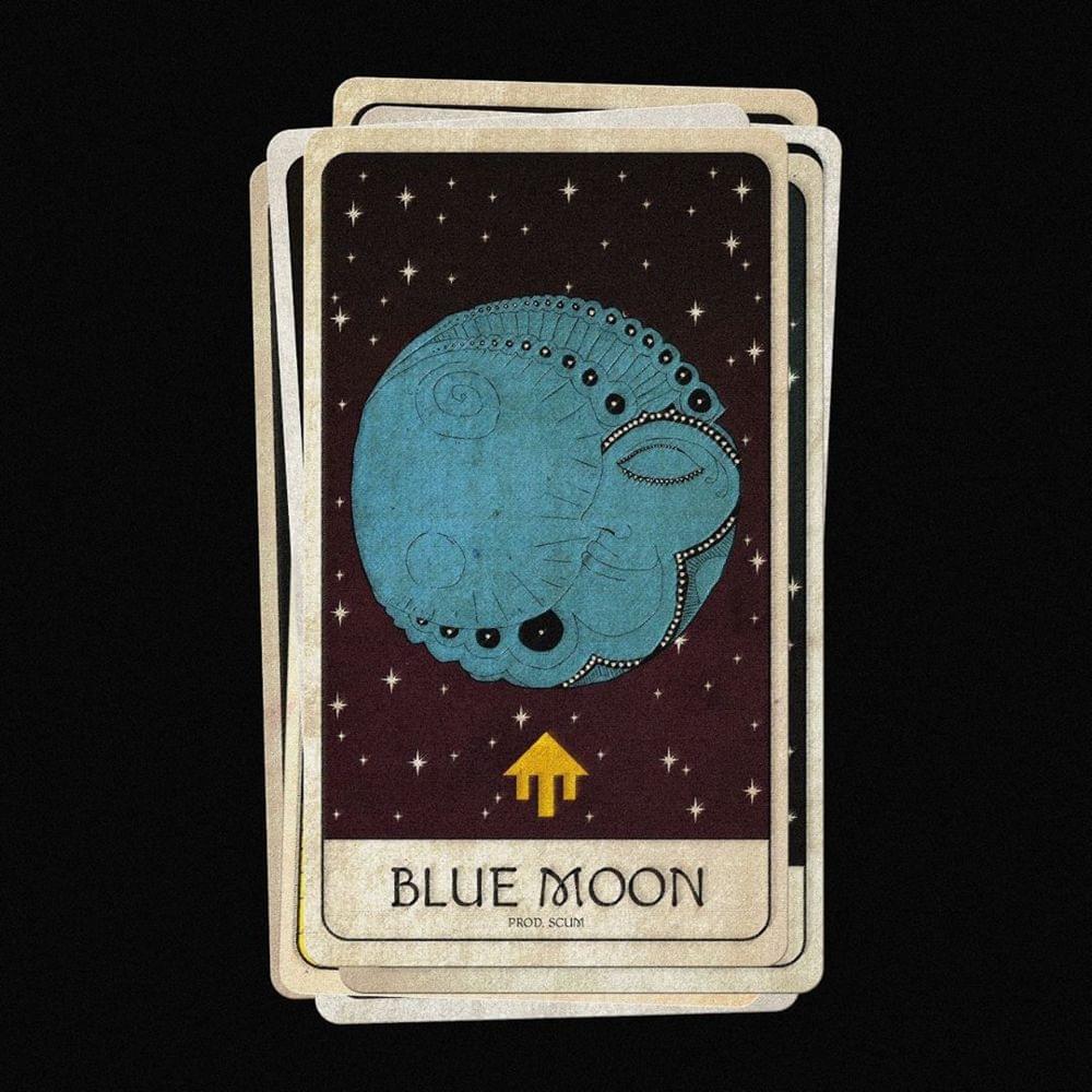 Album cover art for "Blue Moon" by EARTHGANG