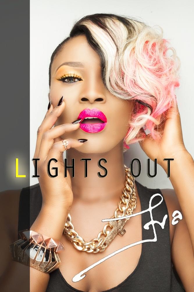 Album cover art for "Lights Out" by Eva Alordiah