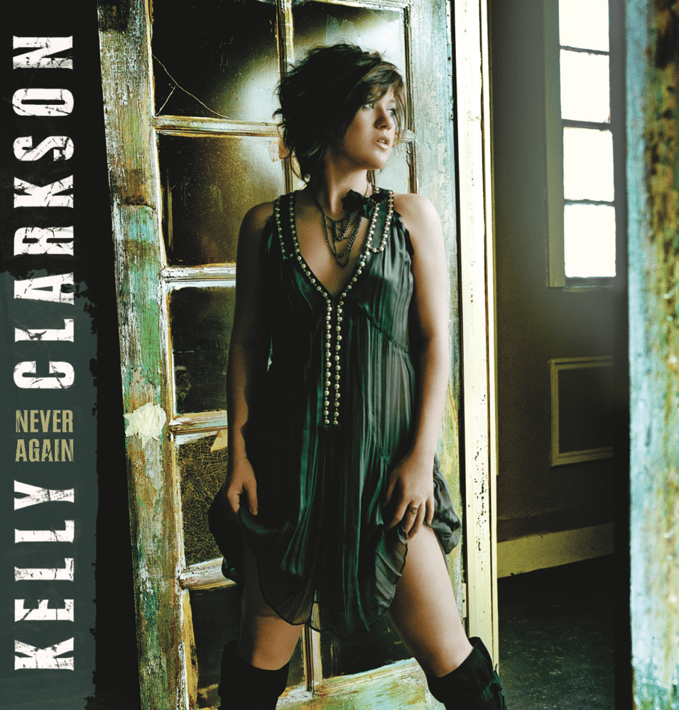 Album cover art for "Never Again" by Kelly Clarkson
