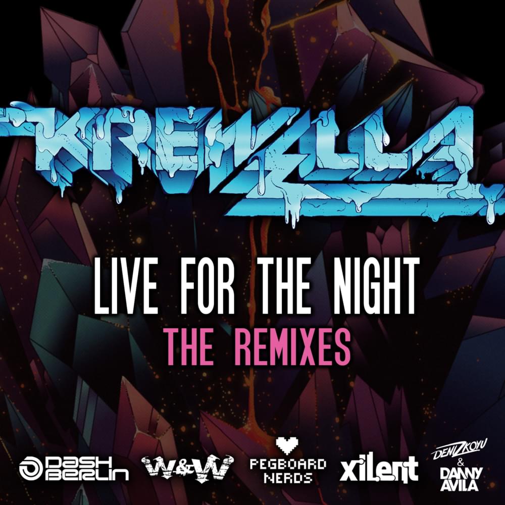 Album cover art for "Live for the Night (Pegboard Nerds Remix)" by Krewella