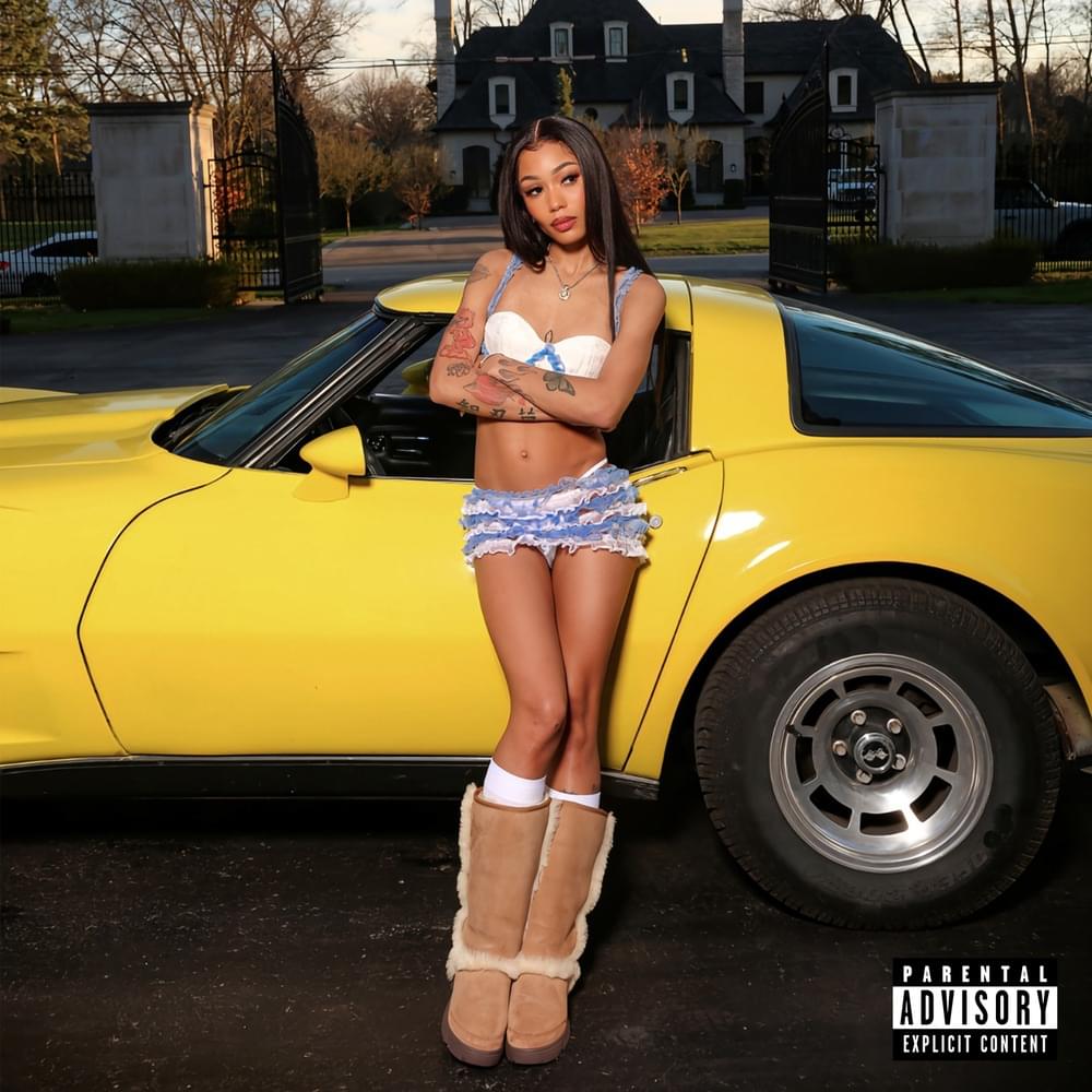 Album cover art for "Lemon Cars" by Coi Leray