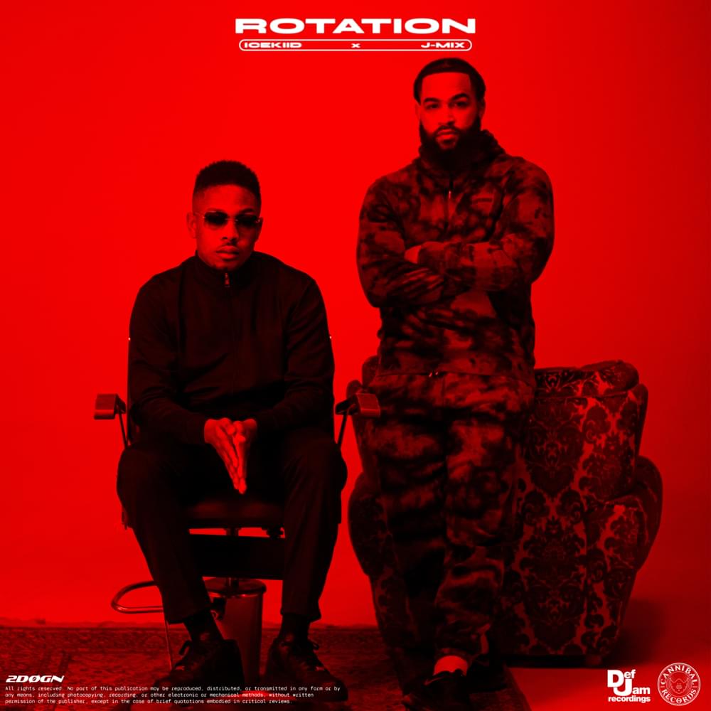 Album cover art for "Rotation" by ICEKIID