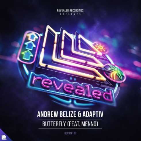 Album cover art for "Butterfly" by Andrew Belize & Adaptiv & Menno