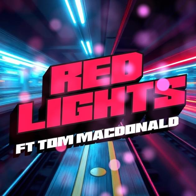 Album cover art for "Red Lights" by Nova Rockafeller & Tom MacDonald