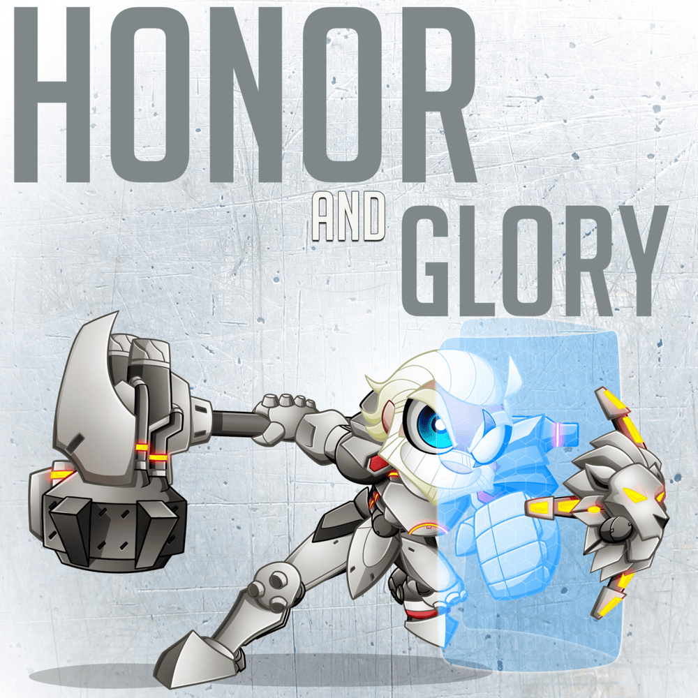 Album cover art for "Honor and Glory" by Rockit Music