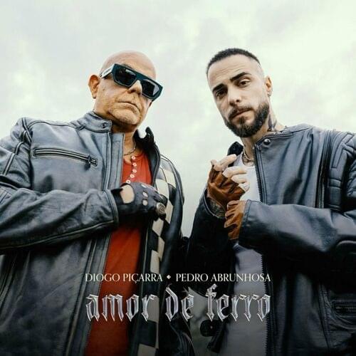Album cover art for "Amor de Ferro" by Diogo Piçarra & Pedro Abrunhosa