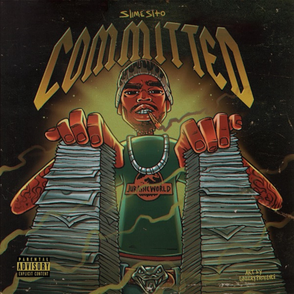 Album cover art for "Committed" by Slimesito