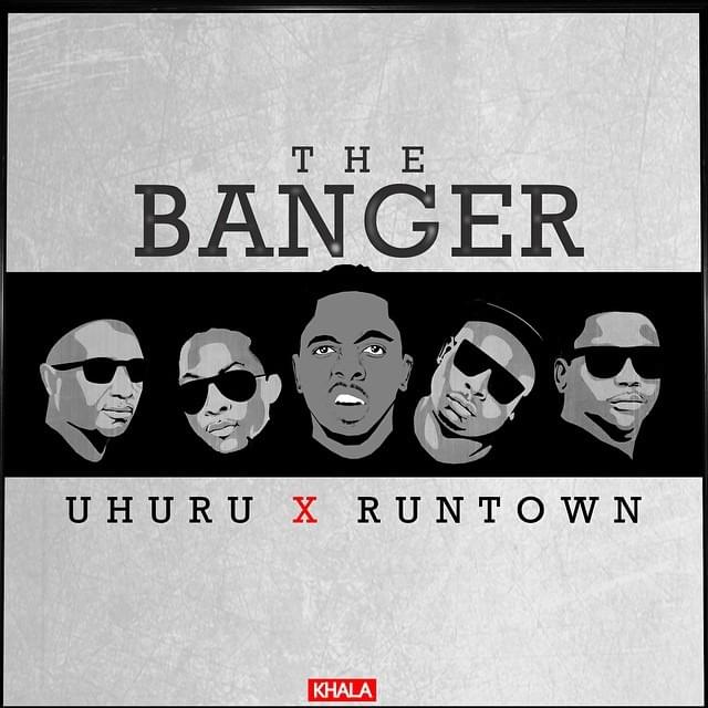 Album cover art for "The Banger" by Runtown & Uhuru