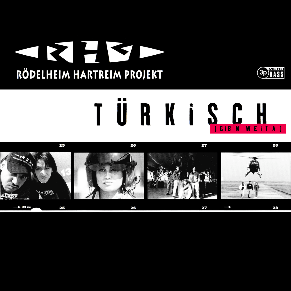 Album cover art for "Türkisch (Gib’n weita)" by Rödelheim Hartreim Projekt & Big Rob & Patrick Wiegand