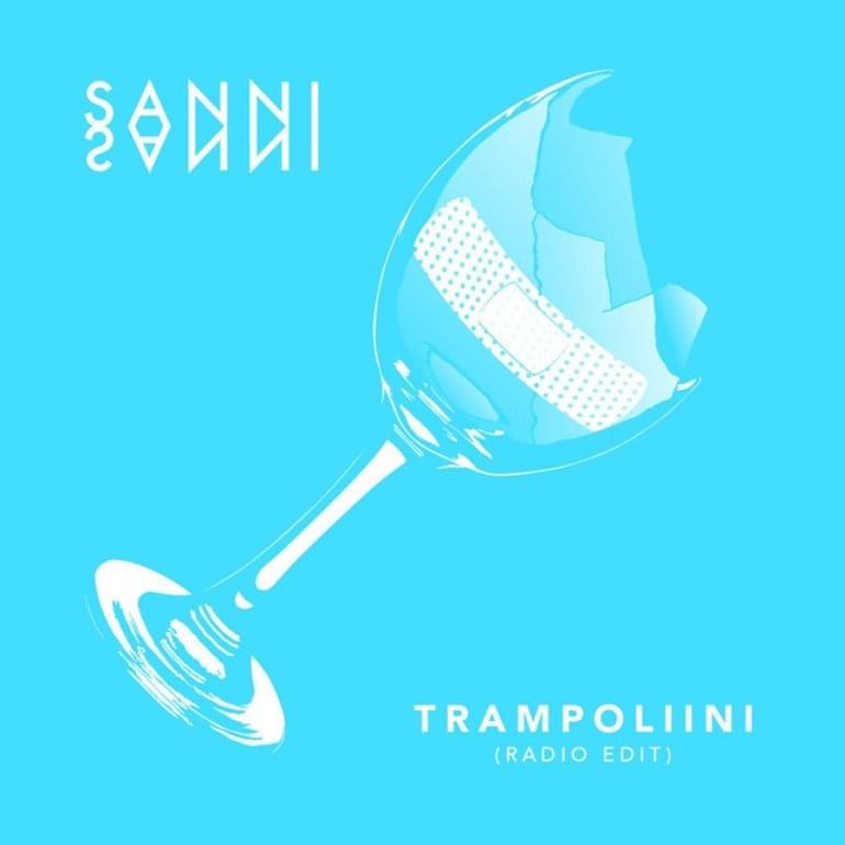 Album cover art for "Trampoliini" by SANNI