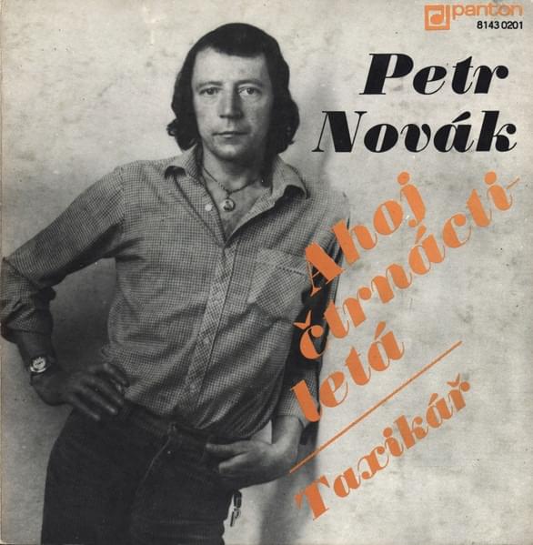 Album cover art for "Ahoj, čtrnáctiletá" by Petr Novák