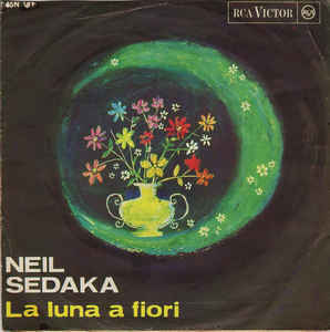 Album cover art for "La Luna A Fiori" by Neil Sedaka