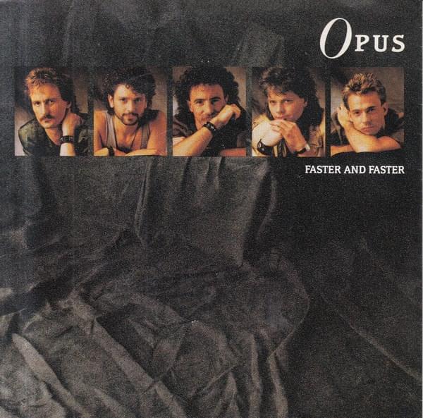 Album cover art for "Faster and Faster" by Opus