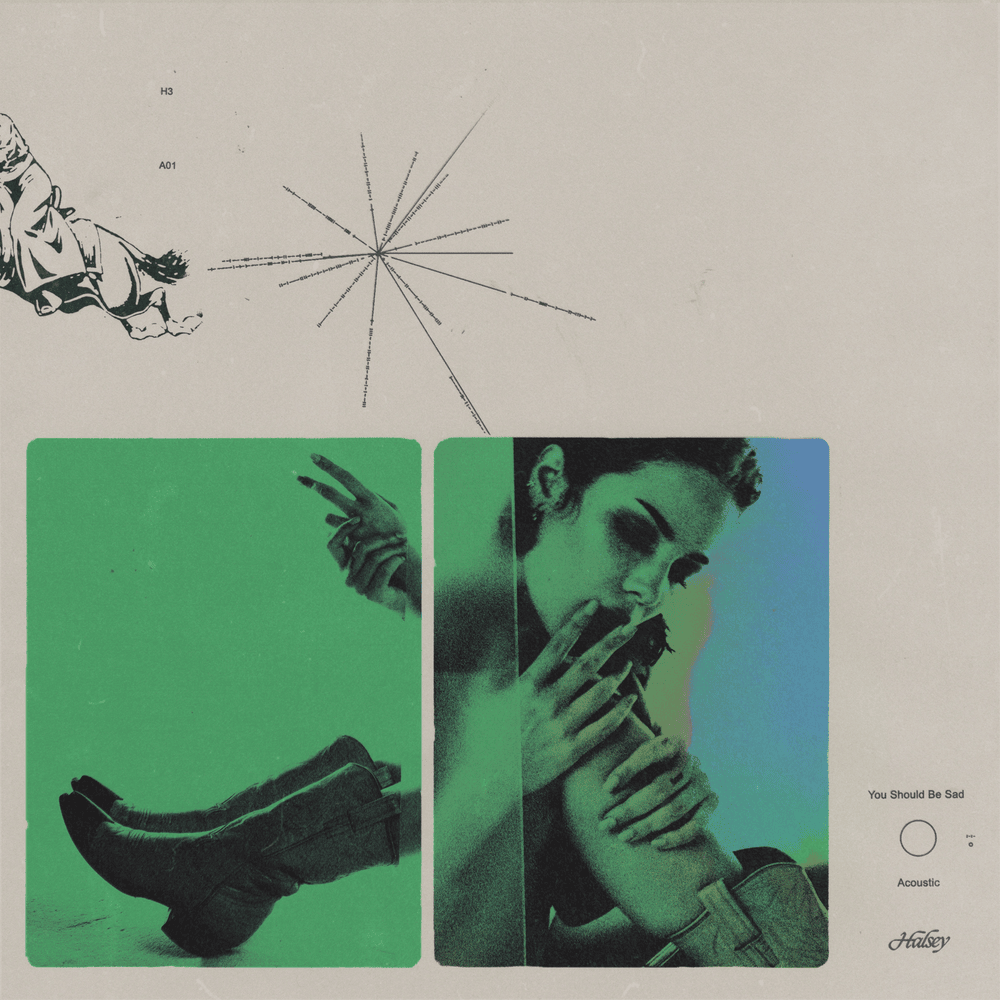 Album cover art for "You should be sad (Acoustic)" by Halsey