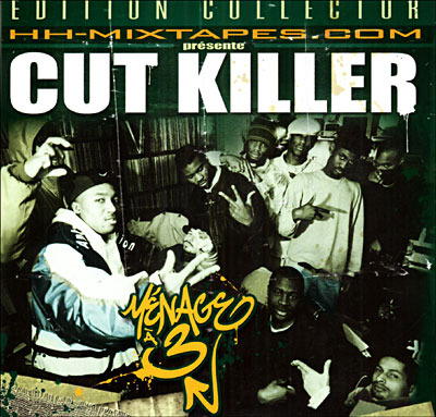 Album cover art for "Ad’Hoc mène la barre" by Cut Killer