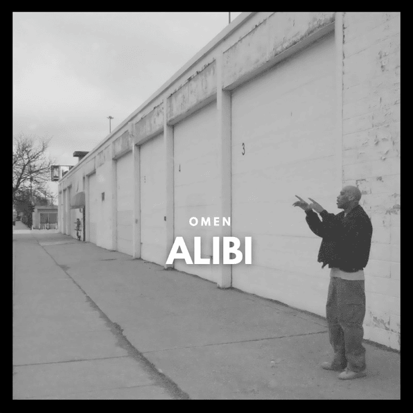 Album cover art for "Alibi" by Omen
