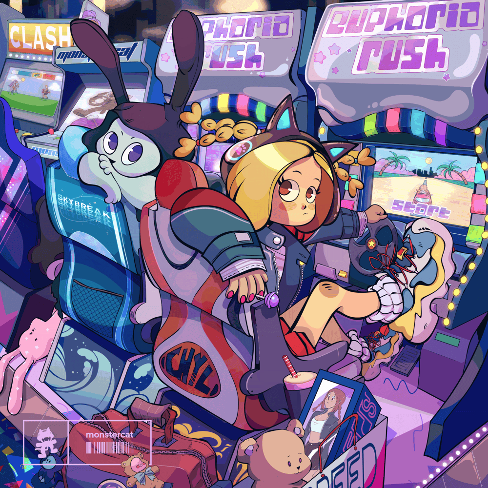 Album cover art for "Euphoria Rush" by CHYL