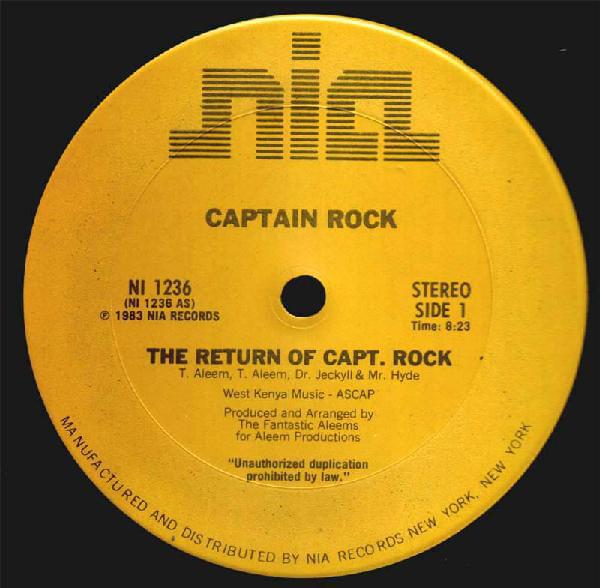 The Return of Captain Rock by Captain Rock