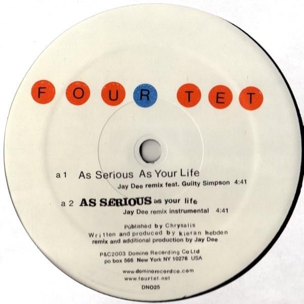 Cover image for As Serious As Your Life