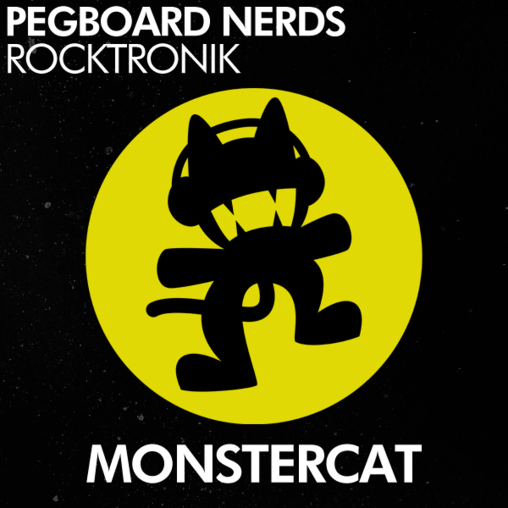 Album cover art for "Rocktronik" by Pegboard Nerds