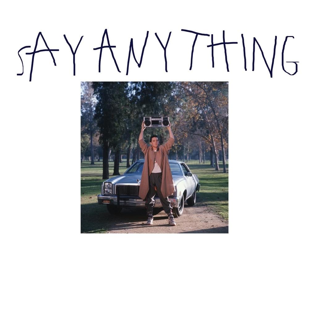 Album cover art for "say anything" by girl in red