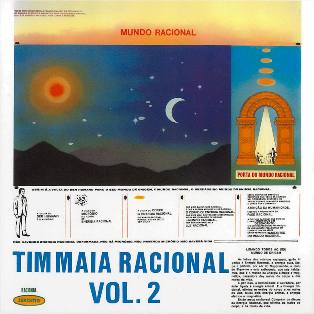 Album cover art for "Quer queira, quer não queira" by Tim Maia