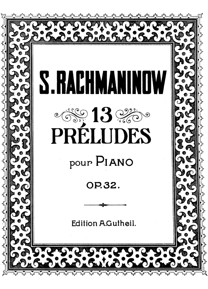 Prelude in B minor (Op. 32, No. 10) by Sergei Rachmaninoff