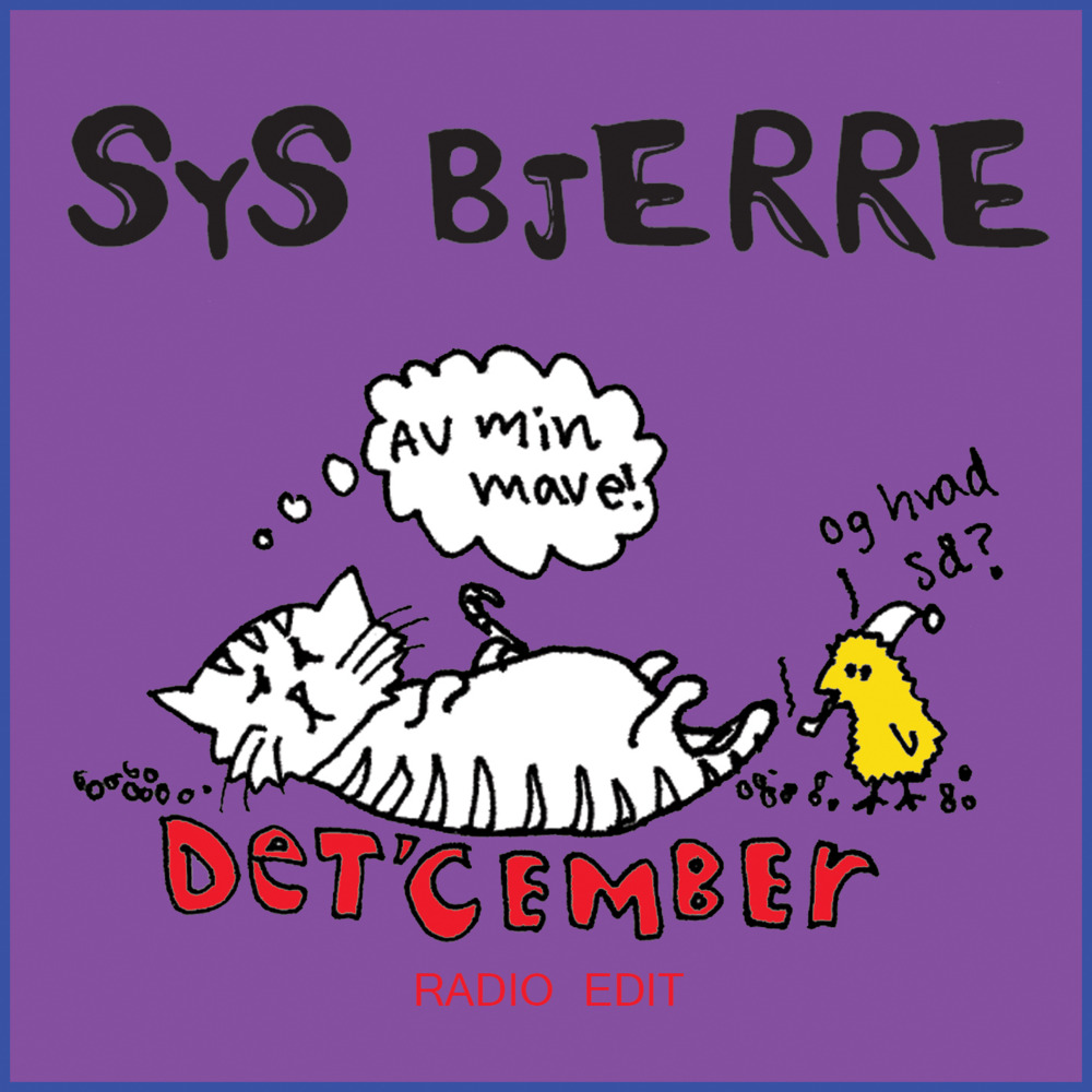 Album cover art for "Det’cember" by Sys Bjerre