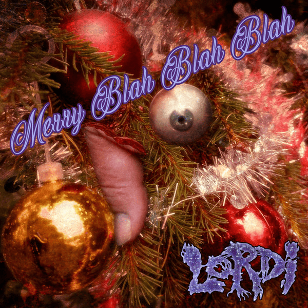 Album cover art for "Merry Blah Blah Blah" by Lordi