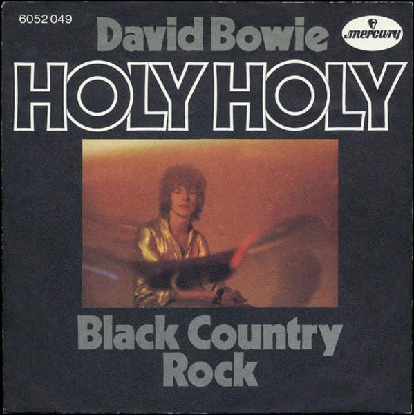 Album cover art for "Holy Holy" by David Bowie