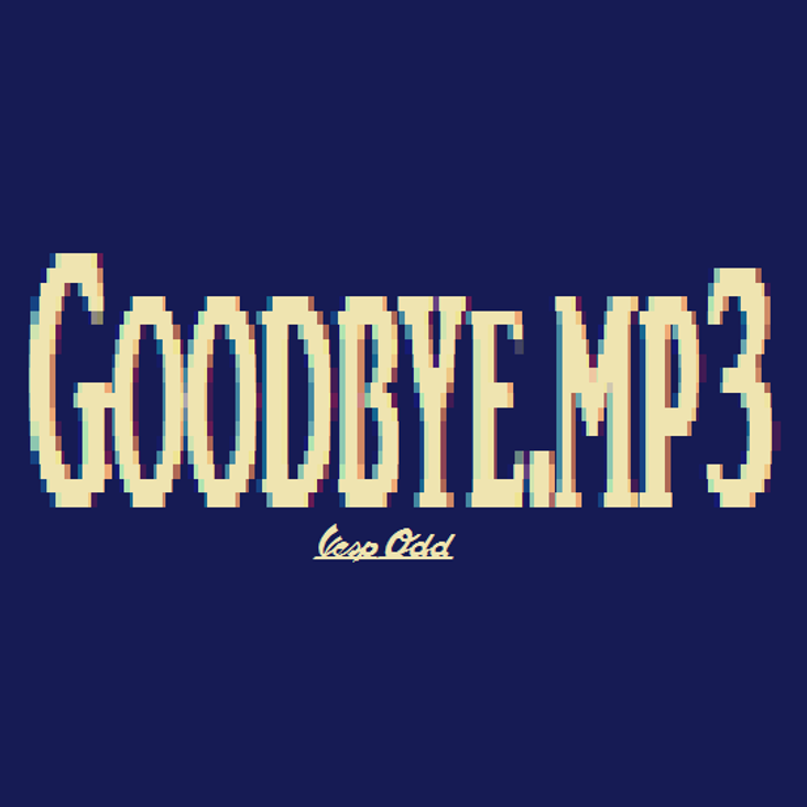 Album cover art for "Goodbye.mp3" by ghostholding